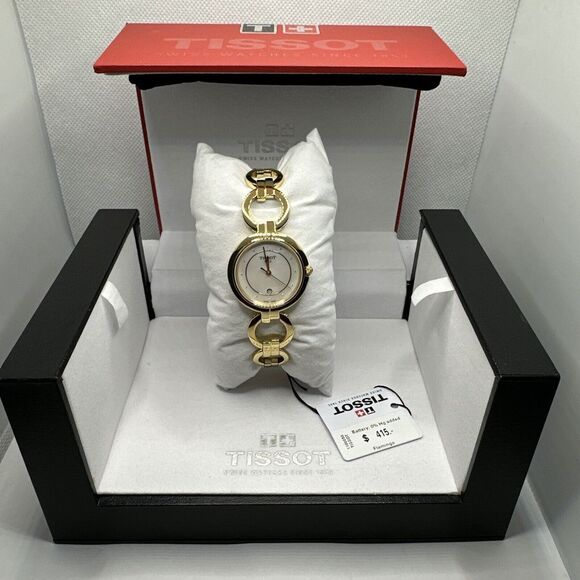 Tissot Flamingo T094.210.33.116.00 Women Gold Stainless Steel Analog Watch YAY6 main image 5
